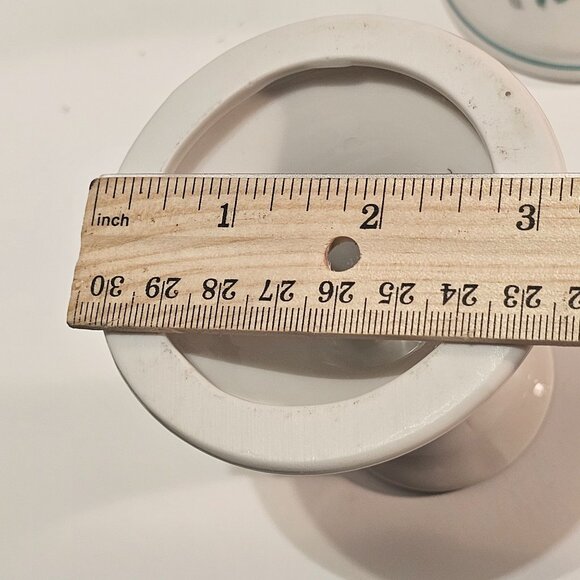 Porcelain Floral Candlestick Holders Made in Japan for Elizabeth Arden 3 1/4 inc - Picture 12 of 12